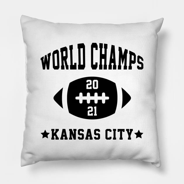 2021 Kansas City - Football Gift Sports Pillow by Diogo Calheiros