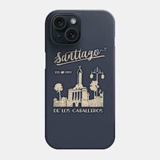 SANTIAGO De Los Caballeros Dominican Republic Vintage Phone Case