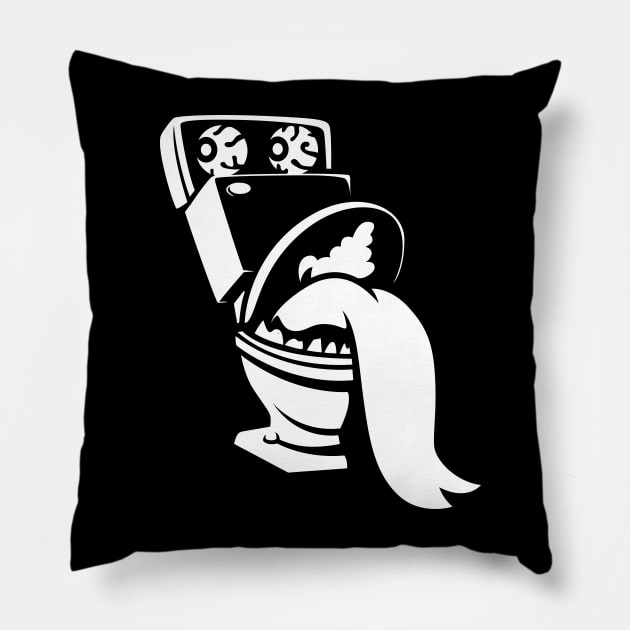 Negative Space: Fearsome Flush Pillow by Circle City Ghostbusters