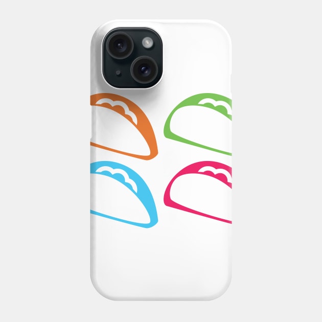 Taco, the Icon (Multicolor) Phone Case by Ignition