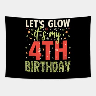 I'ts My 4th Birthday Gift Tapestry