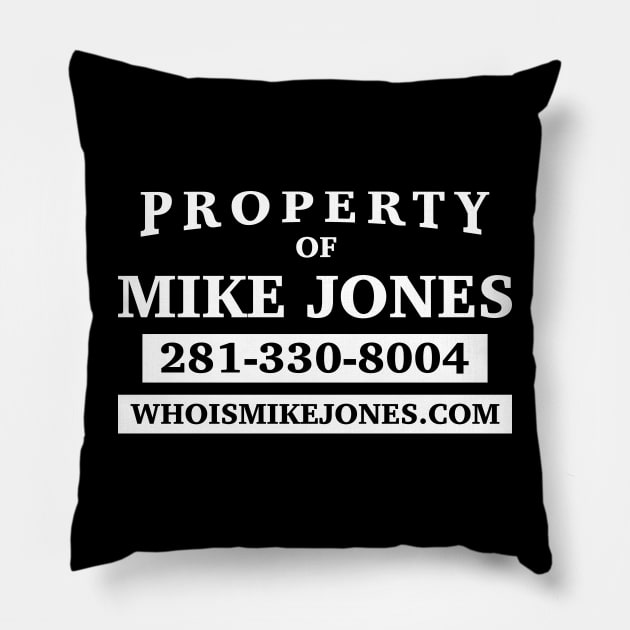 Mike Jones Throwback Pillow by braprone