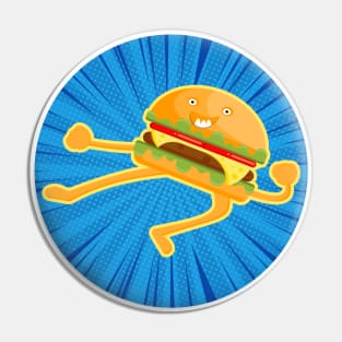 Burger ninja. Pin