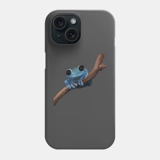 Blue frog Phone Case