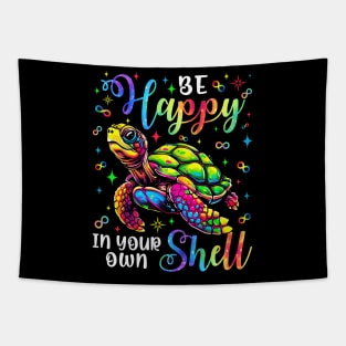 Be Happy In Your Own Shell Tapestry