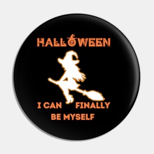 Funny Gifts for Halloween Witch Pin