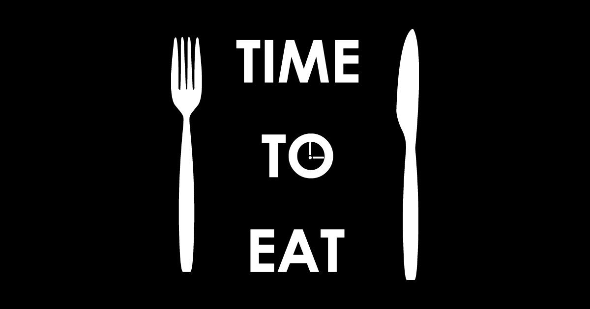 time-to-eat-time-to-eat-sticker-teepublic