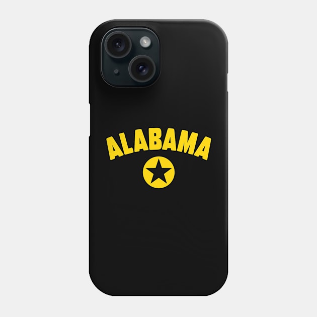 State of Alabama Phone Case by colorsplash