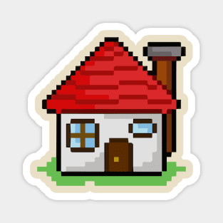 Pixel Home Magnet