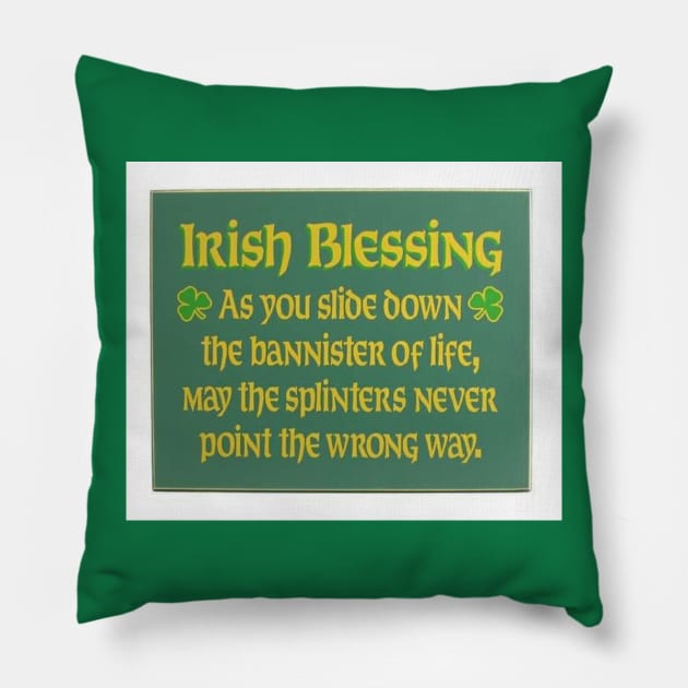 Irish Blessing Pillow by Elroy2222