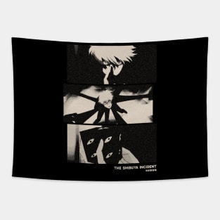 The Shibuya Incident Gloomy Halftone Fanart Design Tapestry