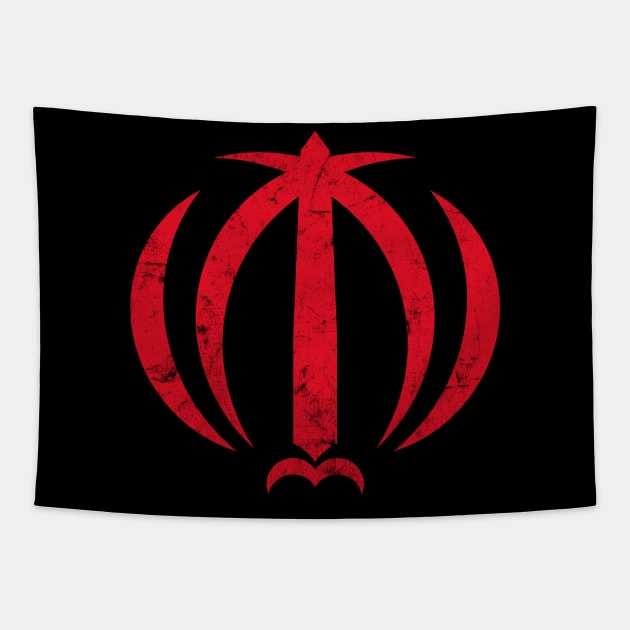 Iran // Vintage Faded Style Flag Design Tapestry by DankFutura