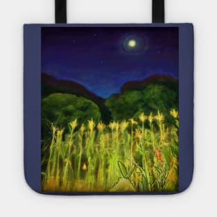 Malawi at Night -Cornfield Under the Moon Tote