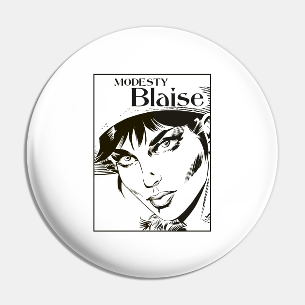 Modesty Blaise Pin by karutees