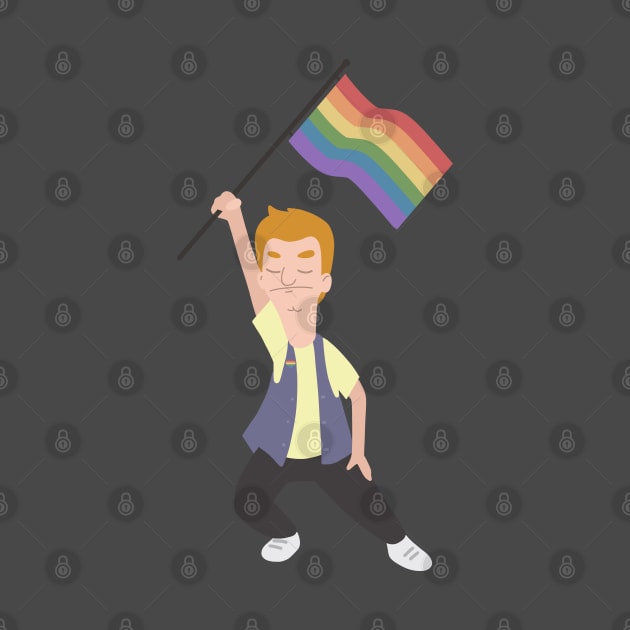 Jimmy Jr. x Lgbtq+ Flag by gray-cat