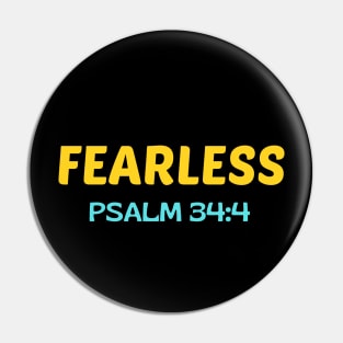Fearless - Christian Pin