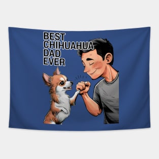 Best Chihuahua Dad Ever Tapestry