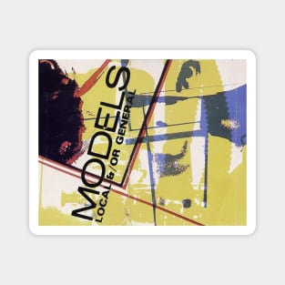Models band Local and/or General album print Magnet