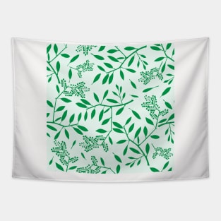 Tree Design Neck Gator Green Leaf Pattern Tree Tapestry