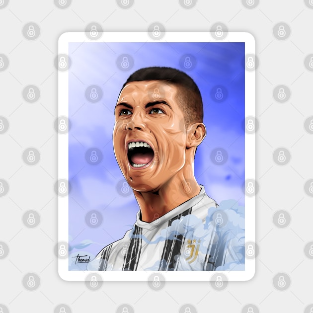 SIUUUUUM / CR7 Magnet by Jey13