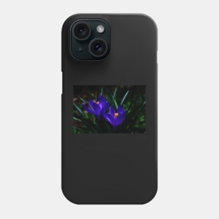 Blue Crocus Phone Case