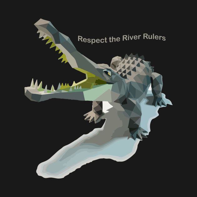 Respect the River Rules, Crocodile by pmArtology