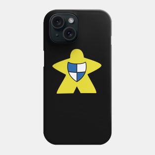 Yellow Meeple + Shield Phone Case