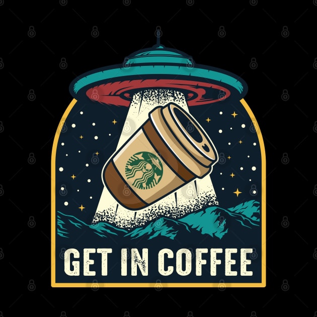 Coffe Abduction by spacedowl