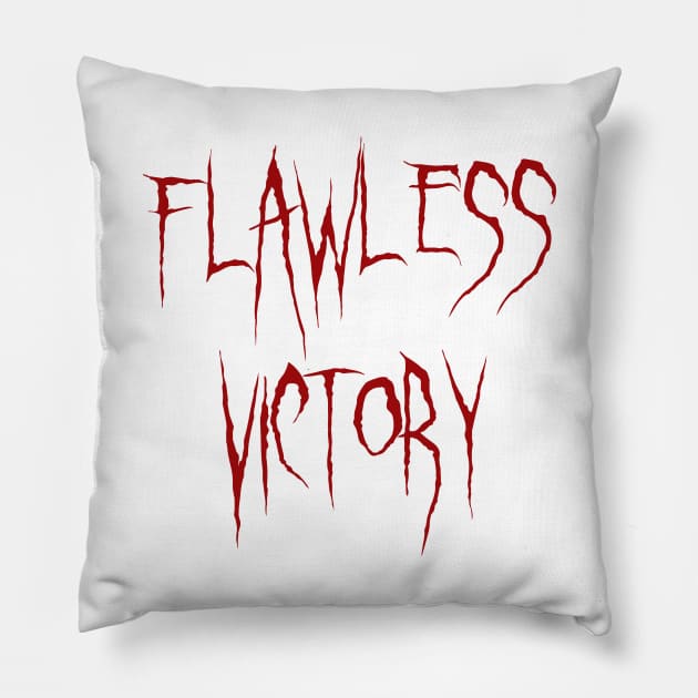 Flawless Victory Mortal Kombat Pillow by D_Machine