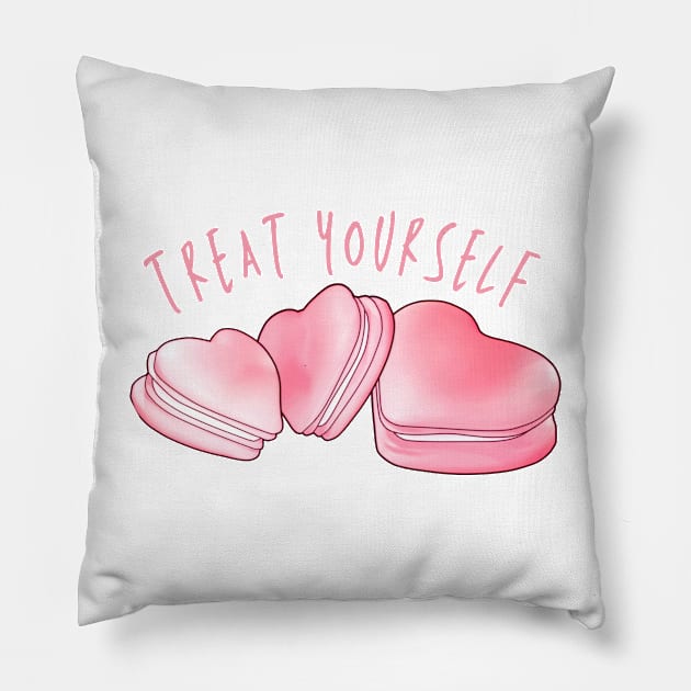 Treat Yourself Pillow by VelvepeachShop