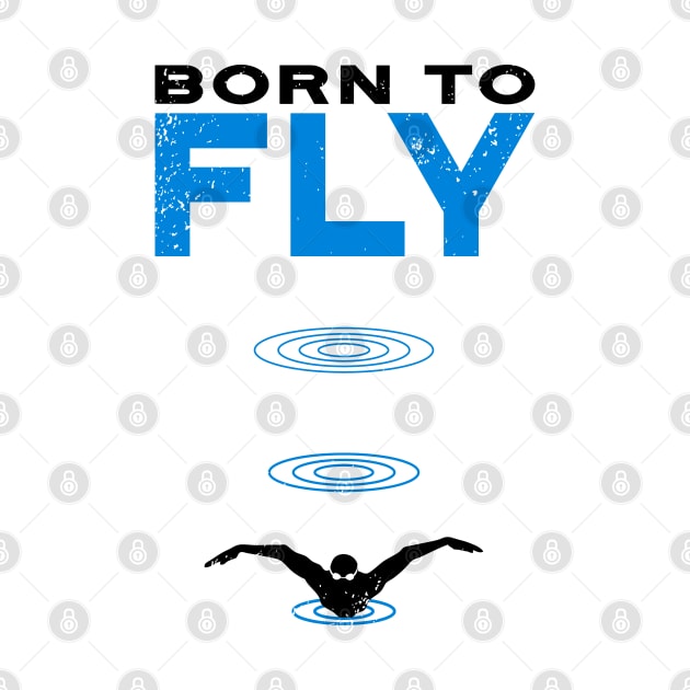 Born to Fly Mens Swimming by atomguy