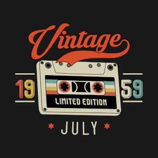 July 1959 - Limited Edition - Vintage Style T-Shirt