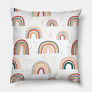 Boho rainbows Pillow