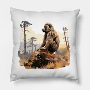 Baboon Pillow