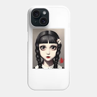 Wednesday Addams Draw Phone Case