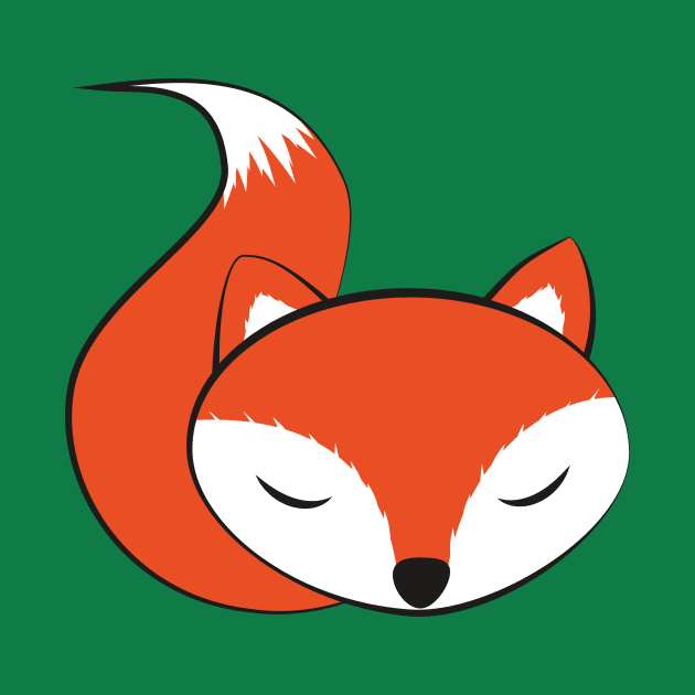 Sleeping Fox FoxiFuchs by Simply Delighted