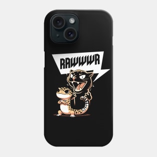 RAWWWR I am a Leopard Gecko (Back Print) Phone Case