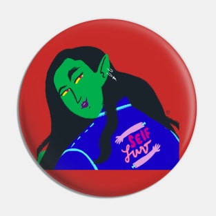 The official jacket of the Self Luv Club Pin