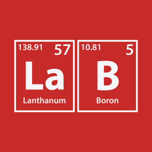 Lab (La-B) Periodic Elements Spelling T-Shirt