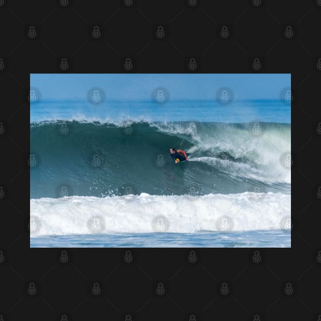 Bodyboarder in action by homydesign