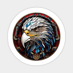 Stained Glass Eagle Magnet