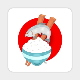 Sushi rice bowl Magnet