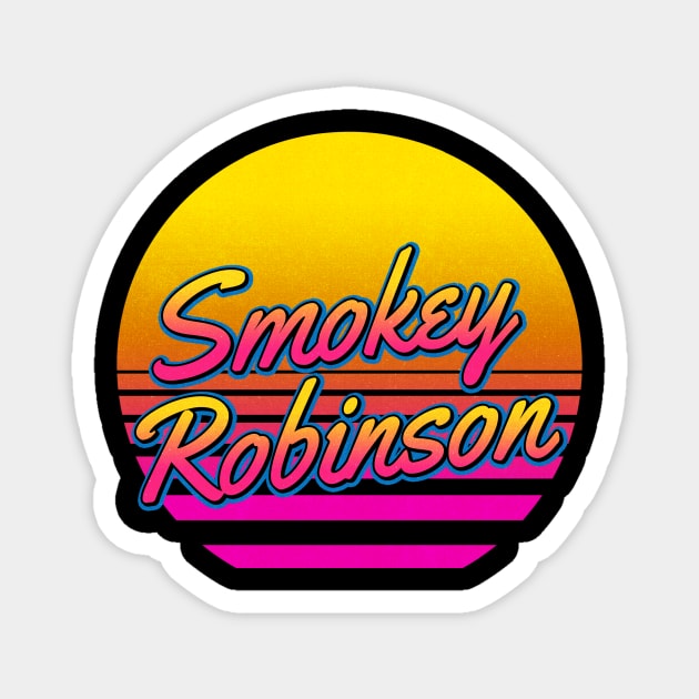 Smokey Personalized Name Birthday Retro 80s Styled Gift Magnet by Jims Birds