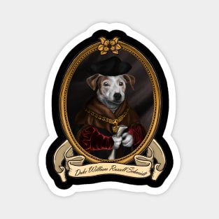 Renaissance Dog - Duke William Russell Schmidt Magnet