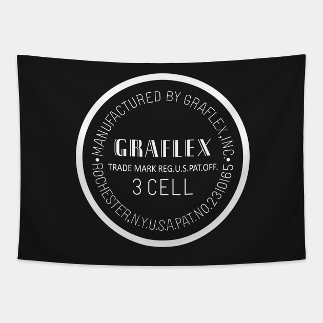 Graflex Inc. Pat. Number Shirt Version 3 Tapestry by GraflexBank