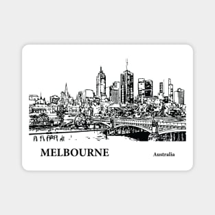 Melbourne Australia Magnet