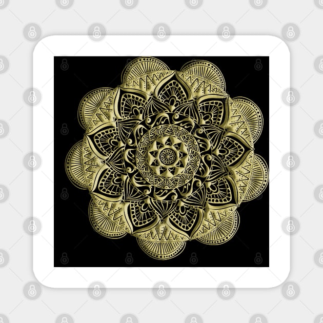 Gold Mangala 2 Magnet by annalisaamato