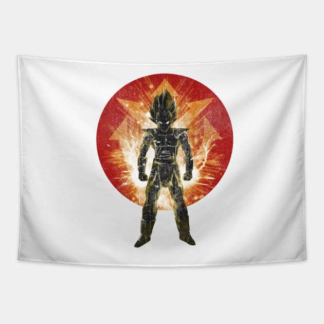 red sayan storm Tapestry by kharmazero