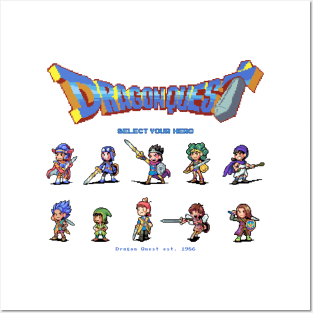 Dragon Quest tribute Art Board Print by FranFuentesArt