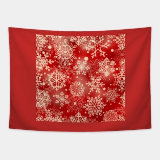 Snowflakes pattern Tapestry